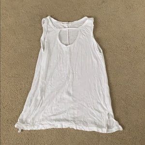 white tank top